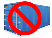 Shipping Containers Banned